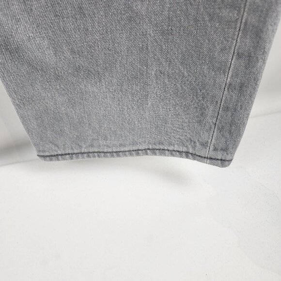 LEVIS 501 Jeans Mens 40x30 Red Tab Button Fly Gray Straight Leg - Picture 6 of 11